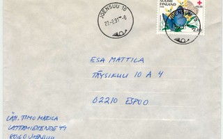 1990 PR2,00 mk loistoleimainen kirje