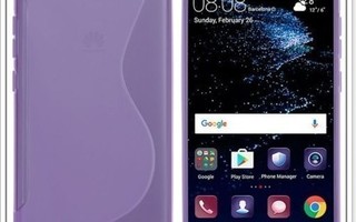 Huawei P10 - Violetti geelikuori & suojakalvo #23095