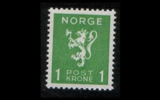 Norja 207 ** Leijona 1 kr (1940)