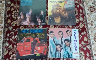 4 LP:tä Koristeeksi (Rolling Stones, Fats Domino, Nobunny...
