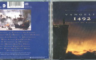 VANGELIS . CD-LEVY . 1492 CONQUEST OF PARADISE