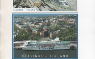 SILJA LINE,  Helsingin satama, kaksi kulkematonta korttia