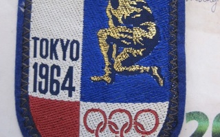 VANHA Kangasmerkki Tokyo Japani 1964 Olympia Pienempi