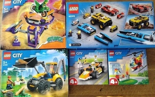 Lego City 5 avaamatonta rakennussarjaa