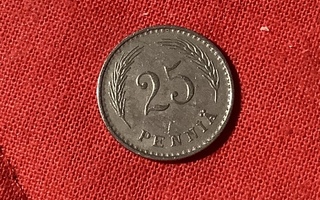 25 penniä suomalainen raha 1937