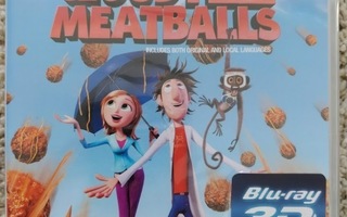 Cloudy with a Chance of Meatballs (Blu-ray + 3D) (uusi)