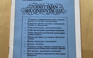 Lehtimiehen ohjeet ( 1983 ) Toim. Timo Vuortama