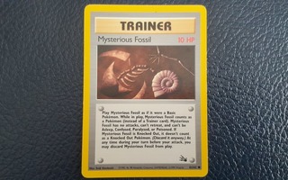 Mysterious Fossil - Trainer 62/62 1999 Pokemon kortti