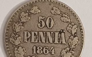 50 Penniä 1864