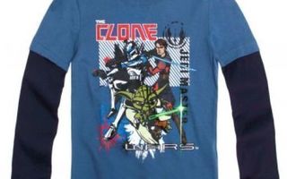 Pitkähihainen paita Star Wars-The Clone War koko 104 cm UUSI