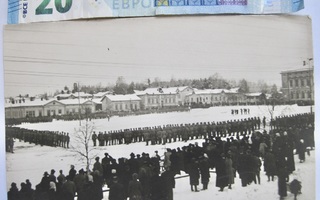 VANHA Valokuva Suojeluskunta Kuopio n. 1920 Postikorttikoko