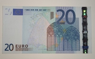 Euroseteli Suomi 20 EURO L/P011 sign.Trichet