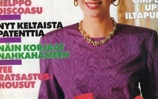 Suuri Käsityö Kerho n:o 10 1988   Kaava-arkki tallella.