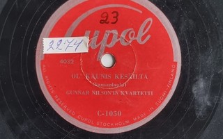 Savikiekko 1954 - Gunnar Nilsonin Kvartetti - Cupol C-1050