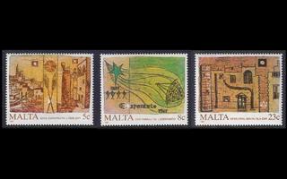 Malta 772-4 ** Merkkipäiviä (1987)