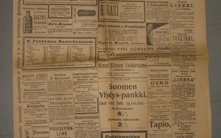 Sanomalehti  Karjalan Sanomat 29.7.1911