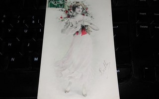 Kaunis Nainen Taide v.1908 PK97