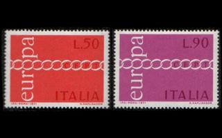 Italia 1335-6 ** Europa (1971)