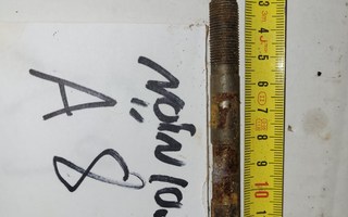 Tunturi tai muu vanha mopo akseli 10mm