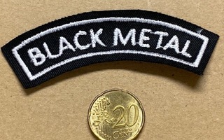 Black Metal brodeerattu kaarimerkki