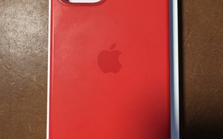 Apple iPhone 12/12 Pro Silikonisuoja MagSafe punainen