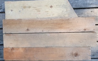 Sahattua puutavaraa 100 x 50 mm (kakkosnelosen pätkiä)