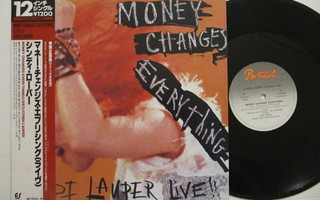 Cyndi Lauper Money Changes Everything 12" sinkku Japani OBI