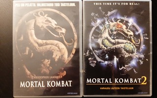 Mortal Kombat 1 ja 2 Dvd:t