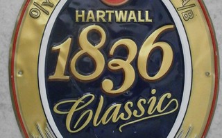 Hartwall 1836 Classic III olut -mainoskyltti, siisti!