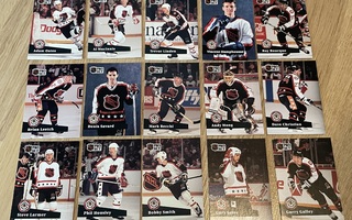 1991-92 Pro Set All Stars kortteja 15 erilaista