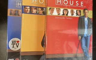 House - Kaudet 1-3 18DVD (UUSI)