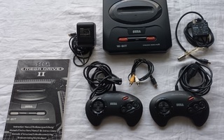 Sega Mega drive 2 + tarvikkeet