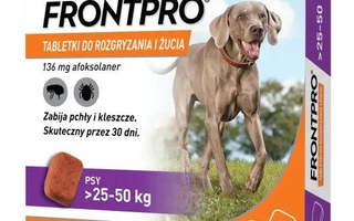 FRONTPRO kirppu- ja puutiaistabletit koiralle (>