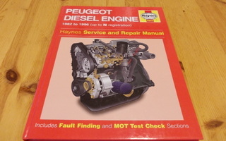 Peugeot diesel moottoreiden 1982-1996 huolto ja korjausopas!