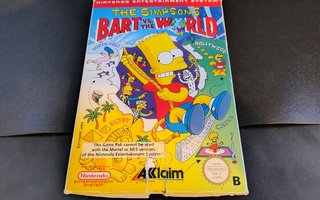 NES - The Simpsons Bart vs The World (scn) CIB