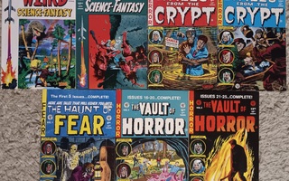 EC Comics scifi ja kauhu-albumit