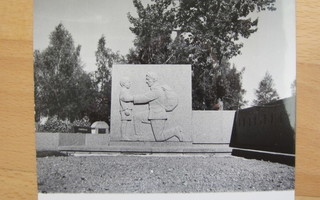 VANHA Valokuva Sankaripatsas Eurajoki 1940-l