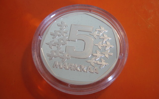 5 markkaa 1973 hopeaa - muistoreplika