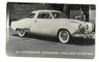 Keräilykuva - Auto - 104 Studebaker Commander Starlight Coup