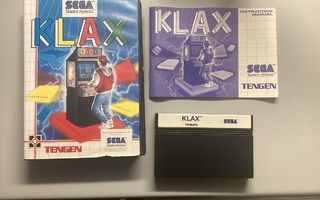 Sega Master System-peli: Klax (cib)