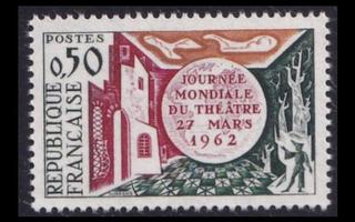 Ranska 1387 ** Teattereiden päivä (1962)