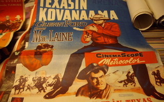 Vanha elokuvajuliste : Texasin kovanaama  ( Glenn Ford )