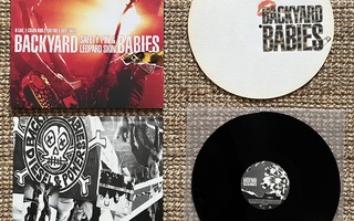 Backyard Babies – Safety Pin & Leopard Skin LP + slipmat