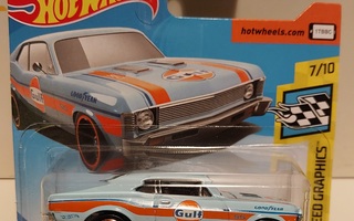 HW '68 Chevy Nova 1:64 Gulf sininen