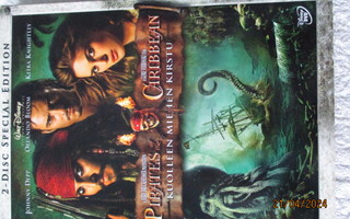 PIRATES OF THE CARIBBEAN (2 x DVD) KUOLLEEN MIEHEN KIRSTU
