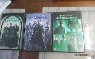 Matrix dvd paketti 3 kpl.