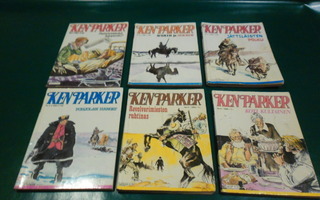 Ken Parker sarjikset vuosilta 1982-1985 ( 6 kpl)