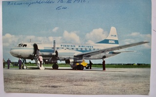 Lentokone Finnish Airlines Finnair Convair 340 1956
