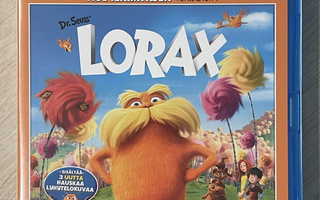 Dr. Seussin LORAX (2012) Blu-ray + DVD (UUSI)