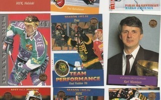 1994/95 Sisu perus ja erikoiskortteja